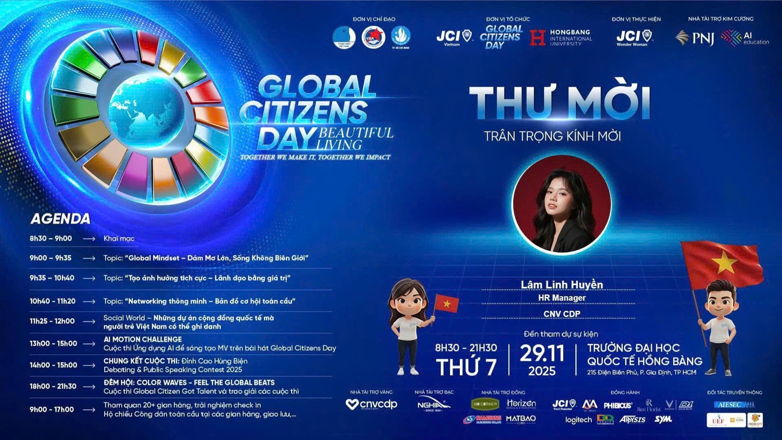 Thư mời Global Citizens Day 2025